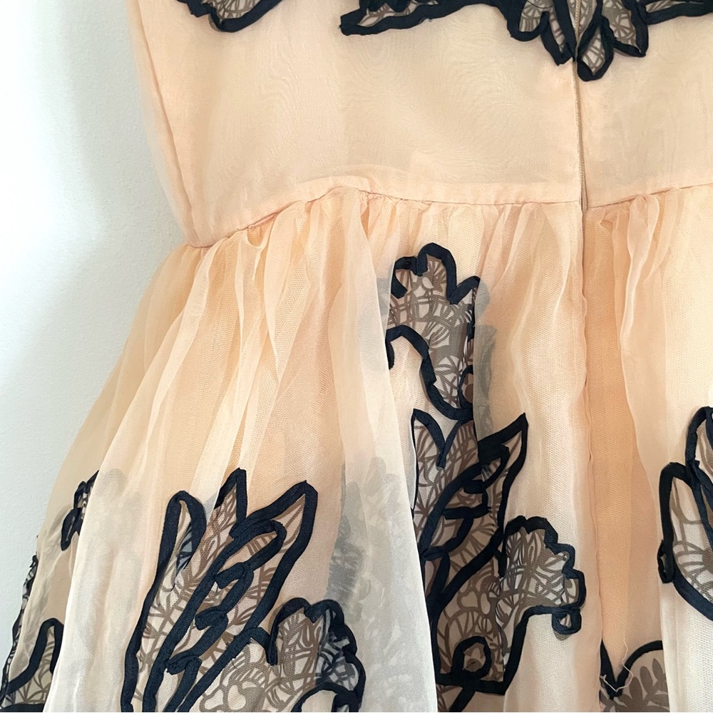 Anthropologie Maeve Sleeveless V-Neck Lace Fit And Flare Mini Dress Size 6 NWT - Picture 14 of 15